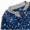 imageHonestBaby Baby Sleep N Play OnePiece ZipFront Footed Organic Cotton Pajama Sleeper2pack Twinklestar Navy