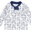 imageHonestBaby Baby Sleep N Play OnePiece ZipFront Footed Organic Cotton Pajama Sleeper2pack Twinklestar Navy