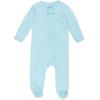 imageHonestBaby Baby Sleep N Play OnePiece ZipFront Footed Organic Cotton Pajama Sleeper2pack Watercolor WorldTeal Blue