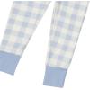 imageHonestBaby Classics 2Piece Pajamas Sleepwear Pjs 100 Organic Cotton for Baby Toddler KidsBlue Painted Buffalo Check