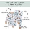 imageHonestBaby babyboys 2piece Pajamas Sleepwear Pjs 100 Organic Cotton for Baby Toddler Kids BoyCowboys