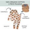 imageHonestBaby babyboys 2piece Pajamas Sleepwear Pjs 100 Organic Cotton for Baby Toddler Kids BoyStacked