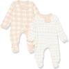 2-pack Fair Isle Ivory Pink