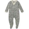 imageHonestBaby Sleep and Play Footed Pajamas OnePiece Sleeper Jumpsuit ZipFront Pjs Organic Cotton for Baby Boys Unisex Moose Delight 03 Months