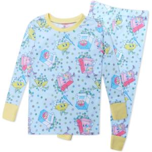 imageHonestBaby babyboys 2piece Pajamas Sleepwear Pjs 100 Organic Cotton for Baby Toddler Kids BoyCutie Loops