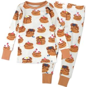 imageHonestBaby babyboys 2piece Pajamas Sleepwear Pjs 100 Organic Cotton for Baby Toddler Kids BoyStacked