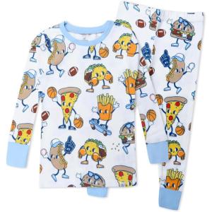 imageHonestBaby babyboys 2piece Pajamas Sleepwear Pjs 100 Organic Cotton for Baby Toddler Kids BoyVictory Slumber