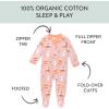 imageHonestBaby Classics Sleep ampamp Play Footed Onepiece Pajama Sleeper 100 Organic CottonBunnylicious