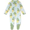 imageHonestBaby Classics Sleep ampamp Play Footed Onepiece Pajama Sleeper 100 Organic CottonDino Delight