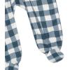 imageHonestBaby Classics Sleep ampamp Play Footed Onepiece Pajama Sleeper 100 Organic CottonPainted Buffalo Navy Blue