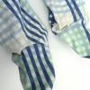 imageHonestBaby Classics Sleep ampamp Play Footed Onepiece Pajama Sleeper 100 Organic CottonSeersucker Plaid Cornflower