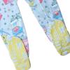 imageHonestBaby NonSlip Footed Pajamas OnePiece Sleeper ZipFront Pjs 100 Organic Cotton for Baby GirlsCutie Loops
