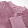 imageHonestBaby unisexbaby Velour Sleep ampamp Play Footed Onepiece Pajama Sleeper 100 Organic CottonDusty Lavendar