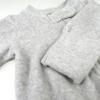 imageHonestBaby unisexbaby Velour Sleep ampamp Play Footed Onepiece Pajama Sleeper 100 Organic CottonLight Gray Heather