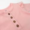 imageHonestBaby Unisexbaby Organic Cotton Rib Long Sleeve HenleyPainterly Pink