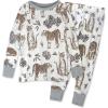 imageHonestBaby babyboys 2piece Pajamas Sleepwear Pjs 100 Organic Cotton for Baby Toddler Kids BoyTiger Cubs