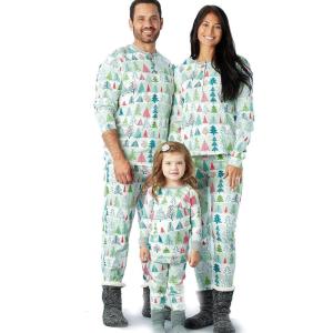 imageHonestBaby Family Matching Holiday Pajamas 100 Organic Cotton for Men Women Kids Toddlers Baby Boys Girls Unisex PetsFeelin Pine
