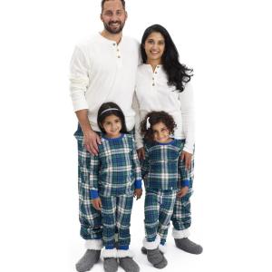 imageHonestBaby Family Matching Holiday Pajamas 100 Organic Cotton for Men Women Kids Toddlers Baby Boys Girls Unisex PetsGordon Plaid
