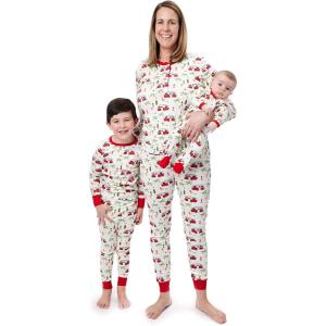 imageHonestBaby Family Matching Holiday Pajamas 100 Organic Cotton for Men Women Kids Toddlers Baby Boys Girls Unisex PetsHave a Ball