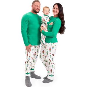 imageHonestBaby Family Matching Holiday Pajamas 100 Organic Cotton for Men Women Kids Toddlers Baby Boys Girls Unisex PetsNutcracker
