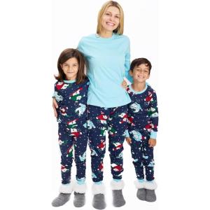imageHonestBaby Family Matching Holiday Pajamas 100 Organic Cotton for Men Women Kids Toddlers Baby Boys Girls Unisex PetsSnow Boardin