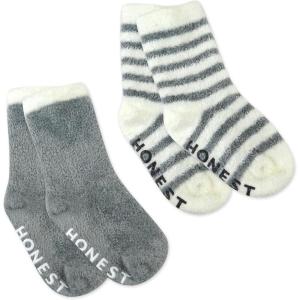 imageHonestBaby Multipack Cozy Socks Sustainably Made for Infant Baby Toddler Kids Boys Girls Unisex Men and WomenGray Heather