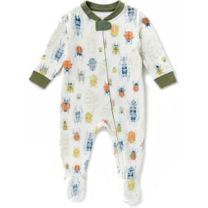 image:imageHonestBaby Baby Boys Sleep amp Play Footed Onepiece Pajama Sleeper 100 Organic Cotton Baby BoysLittle Love Bug