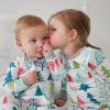 image:imageHonestBaby unisexbaby Holiday Sleep amp Play Footed Onepiece Pajama Sleeper 100 Organic CottonFeelin Pine