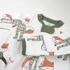image:imageHonestBaby unisexbaby Holiday Sleep amp Play Footed Onepiece Pajama Sleeper 100 Organic CottonFoxy Green