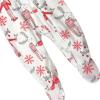 image:imageHonestBaby unisexbaby Holiday Sleep amp Play Footed Onepiece Pajama Sleeper 100 Organic CottonMoose N Mugs