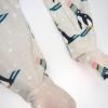 image:imageHonestBaby unisexbaby Holiday Sleep amp Play Footed Onepiece Pajama Sleeper 100 Organic CottonPenguin Dash