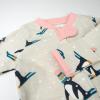 image:imageHonestBaby unisexbaby Holiday Sleep amp Play Footed Onepiece Pajama Sleeper 100 Organic CottonPenguin Dash
