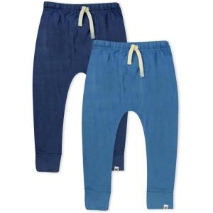 image:imageMultipack Honest Pants Joggers Pull on 100 Organic Cotton for Infant Baby and Toddler Boys Girls UnisexOcean Wave