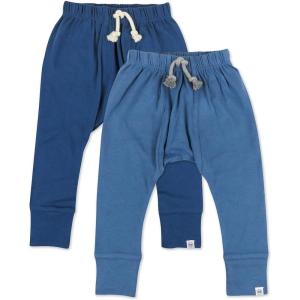 image:imageMultipack Honest Pants Joggers Pull on 100 Organic Cotton for Infant Baby and Toddler Boys Girls UnisexOmbre Blues