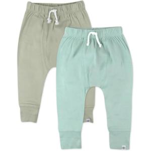 image:imageMultipack Honest Pants Joggers Pull on 100 Organic Cotton for Infant Baby and Toddler Boys Girls UnisexSage Ombre