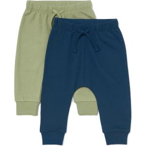 image:imageMultipack Honest Pants Joggers Pull on 100 Organic Cotton for Infant Baby and Toddler Boys Girls UnisexShadow Swarm