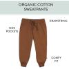 image:imageHonestBaby Unisex Adult 2Pack Sweatpants 100 Organic Cotton for Infant Baby Boys GirlsSugar