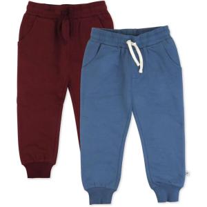 image:imageHonestBaby Unisex Adult 2Pack Sweatpants 100 Organic Cotton for Infant Baby Boys GirlsCollegiate Blue