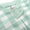 image:imageHonestBaby Baby Boys Sleep amp Play Footed Onepiece Pajama Sleeper 100 Organic Cotton Baby BoysGreen Check