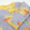 image:imageHonestBaby Baby Boys Sleep amp Play Footed Onepiece Pajama Sleeper 100 Organic Cotton Baby BoysLionfish