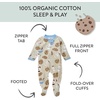 image:imageHonestBaby Baby Boys Sleep amp Play Footed Onepiece Pajama Sleeper 100 Organic Cotton Baby BoysMilk N Cookies