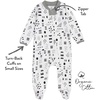 image:imageHonestBaby Baby Boys Sleep amp Play Footed Onepiece Pajama Sleeper 100 Organic Cotton Baby BoysPattern Play