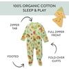 image:imageHonestBaby Baby Boys Sleep amp Play Footed Onepiece Pajama Sleeper 100 Organic Cotton Baby BoysTaco Time