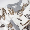 image:imageHonestBaby Baby Boys Sleep amp Play Footed Onepiece Pajama Sleeper 100 Organic Cotton Baby BoysTiger Cub
