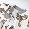 image:imageHonestBaby Baby Boys Sleep amp Play Footed Onepiece Pajama Sleeper 100 Organic Cotton Baby BoysTiger Cub