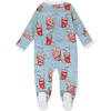 image:imageHonestBaby Baby Sleep and Play Footed Pajamas Onepiece Sleeper Jumpsuit Zipfront Pjs Organic Cotton for Baby Girls UnisexCinema Snacks
