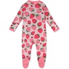 image:imageHonestBaby Baby Sleep and Play Footed Pajamas Onepiece Sleeper Jumpsuit Zipfront Pjs Organic Cotton for Baby Girls UnisexStrawberry Slice
