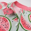 image:imageHonestBaby Baby Sleep and Play Footed Pajamas Onepiece Sleeper Jumpsuit Zipfront Pjs Organic Cotton for Baby Girls UnisexWatermelon Oasis
