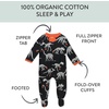 image:imageHonestBaby unisexbaby Celebration Sleep amp Play Footed Onepiece Pajama Sleeper 100 Organic CottonDino Ween