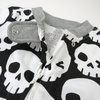 image:imageHonestBaby unisexbaby Celebration Sleep amp Play Footed Onepiece Pajama Sleeper 100 Organic CottonHappy Skulls